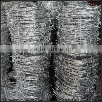 pvc coated or galvanized barbed wire price per ton (Manufacturer)