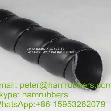 flat surface modified PP spiral protective sleeve