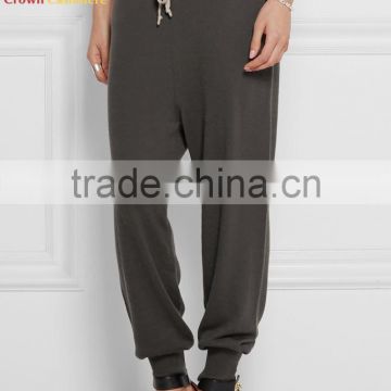 knitted Harem Cashmere Pants Women Cashmere Trousers