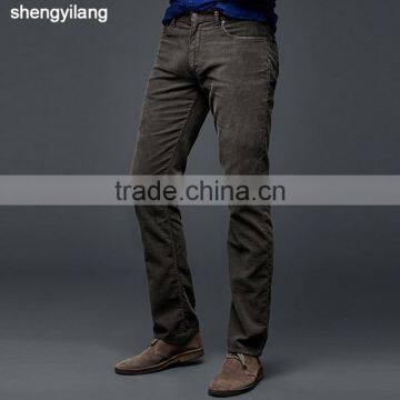 Wholesale high quality trousers men's cotton colors more straight corduroy slacks