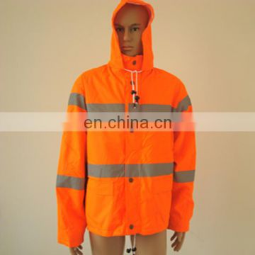 Breathable and durable fashion waterproof reflective jacket