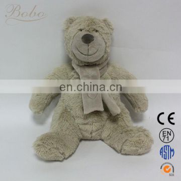 2016 wholesale plush teddy bear with scarf