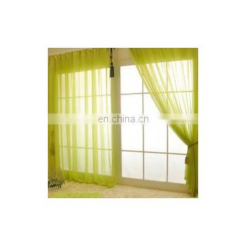 high quality simple clean modern style 150cm width solid polyester organza curtain