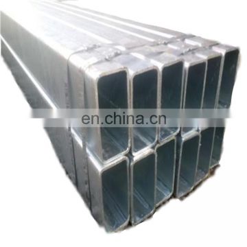 Hot Dipped Pregalvanized Steel Rectangular / Square Tube / Hollow Section Construction Pipe