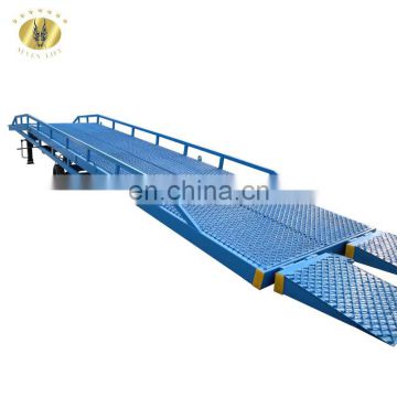 7LYQ Shandong SevenLift 6ton 8ton 10ton 12 ton portable mobile hydraulic folding car ramp
