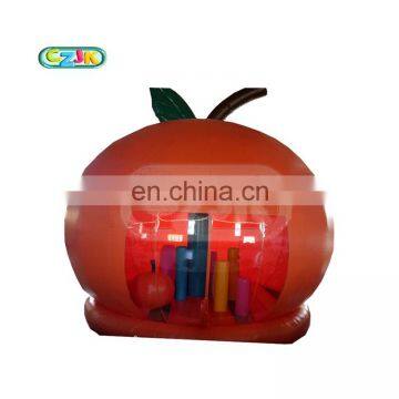 apple inflatable pvc bouncy bounce house bouncer for kids commercial low price