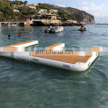 Customized Inflatable Motor Boat Jet Ski Floating Pontoon Dock for Sale