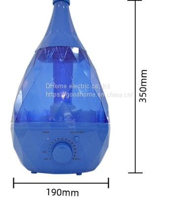 2022 new color night light Aromatherapy diamond water drop ultrasonic air humidifier