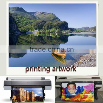 Canvas Print painting from custom photograph PRN-003