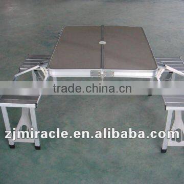 Aluminium Camping Table with chair for outdoor use