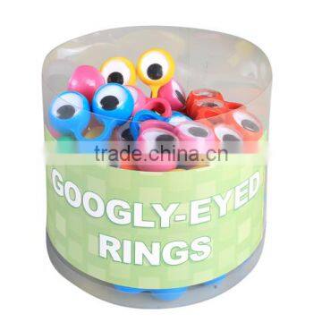 with 10 years' experience plastic googly-eyed ring