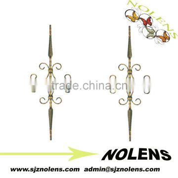 Wrought Iron Fence Ornaments /Designs/railings/balustrade/Practical Forged Iron Infill Panel for Sale