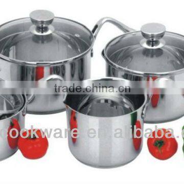 7Pcs new design Geman Technologic Stainless steel serving pans