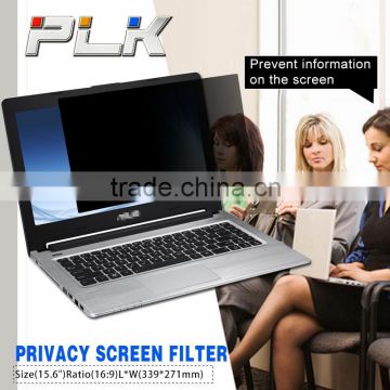30 Degree Anti Spy Removable Laptop Privacy Screen Filter 15.6" Screen/