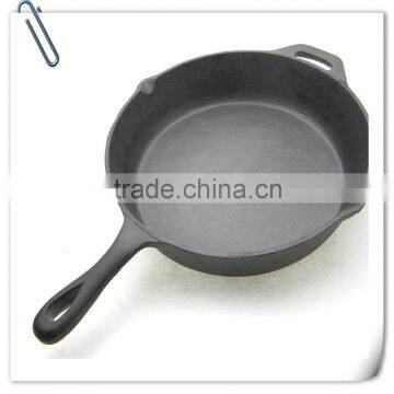 cast iron preseasoned fry pan