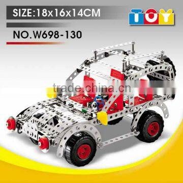 Most popular gift for child combined toy DIY country van model
