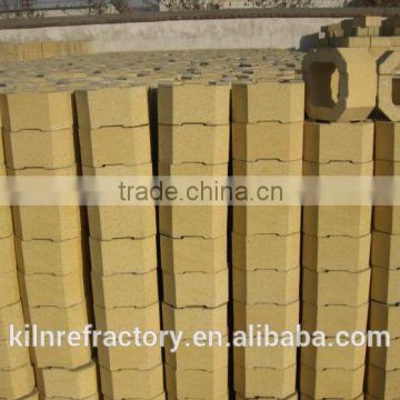 glass kiln cylindrical density DN-12 DN-15 fireclay brick low porosity brick kiln bricks for sale