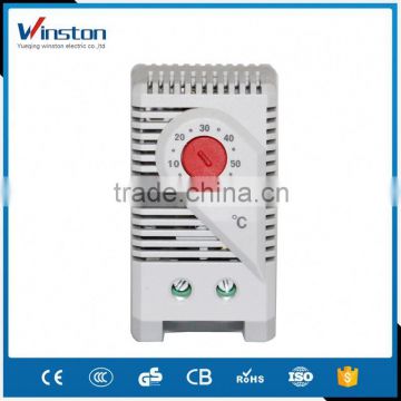 Cabinet DIN rail fixed temperature controller thermostat