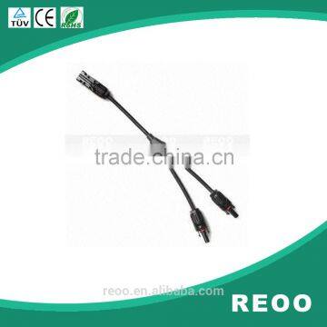 REOO China Y Type MC4 Solar Connector Manufacturer for Solar Inverter