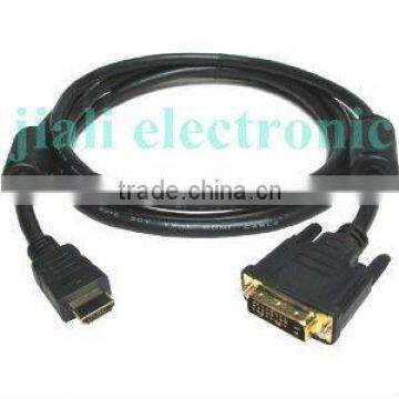 Ferrite DVI to HDMI1.4 Cable 6ft 1.8m