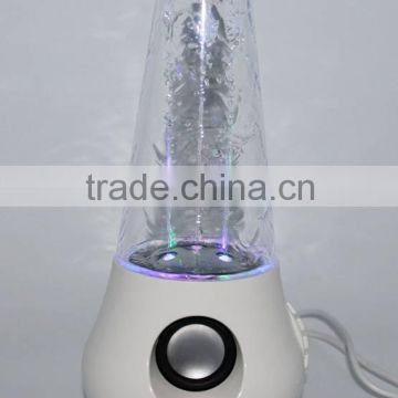 LED light mini water dancing bluetooth speaker with usb charger