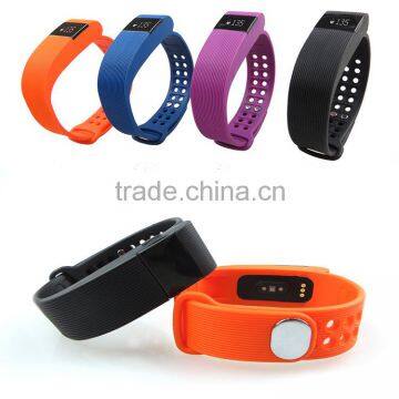 2016 phone calling smart bracelet, bluetooth bracelet with LED display, intelligent bracelet with sleep quality monitoring