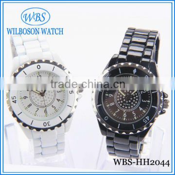Wholesale alloy band ladies fashion watch with large face