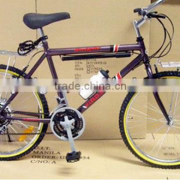 26 steel bike bicycle with front carrier