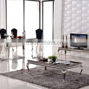 latest design modern Living room stainless steel tv stand