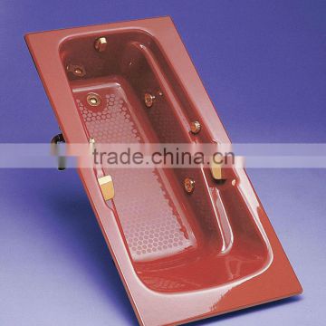 cast-iron enamel bathtub/bathe