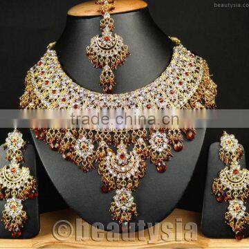 Meerut Designer Traditional Fashionable Jodha Akbar Bollywood Necklace Set E06