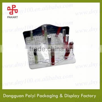 Pure clear salable acrylic makeup display stands
