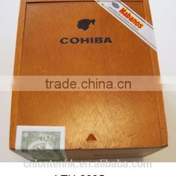 Custom wooden packing box cohiba cigar humidor box