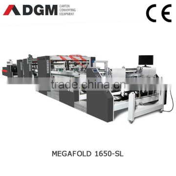 MEGAFOLD 1650-SL high speed automatic folder gluer packaging machine