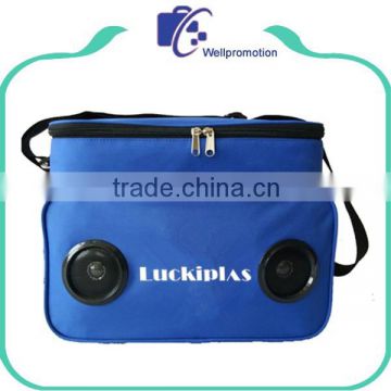 New design insulated lunch radio cooler bag with mp3