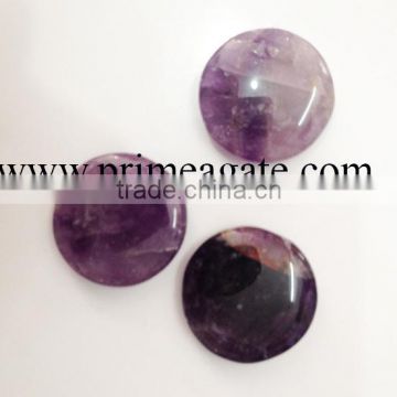 Amethyst Discs | Wholesale Discs From Prime Agate Exports | India