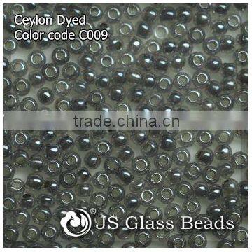 High Quality Fashion JS Glass Seed Beads - C009# Ceylon Grey Opalescent Rocailles Beads For Garment & Jewelry