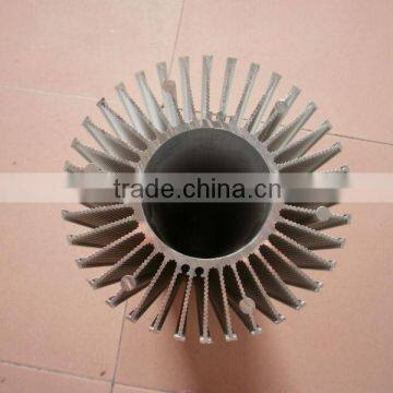 Hot sale anodized sunflower aluminum heat sink004