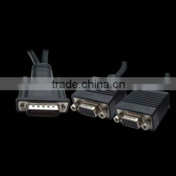 DMS59 Male TO HDB15 Female*2 cable