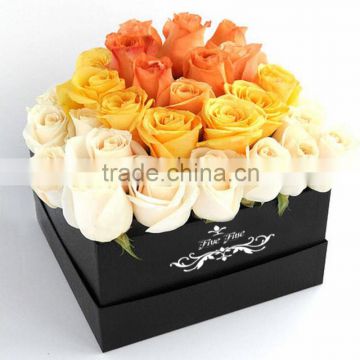 Different shape cardboard packing boxes for flower