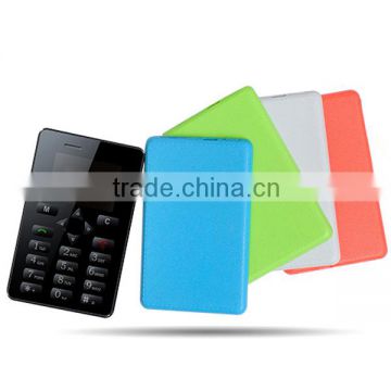 M5 Credit Card Size Mobile Phone Ultra-thin with Factory cheap price