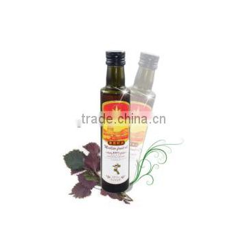 factory direct supply Organic 200ml glass bottle Perilla seed oil
