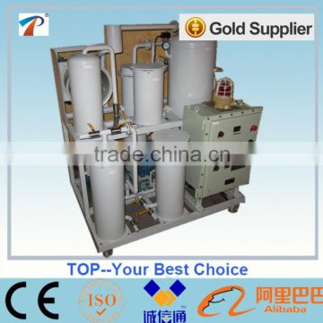 Series TYF Phosphate ester oil purification,Powerful Vacuum design,Dual water and particulate removal