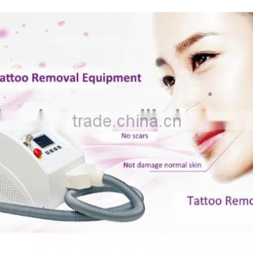 Black Face Doll treatment Portable Q switch Nd yag laser tattoo removal at home
