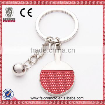 Table tennis racket Metal Keychain