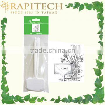 8 inch Plastic White Tall Garden Label