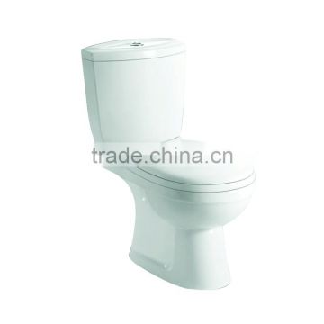 Two piece dual flush ceramic WC toilet