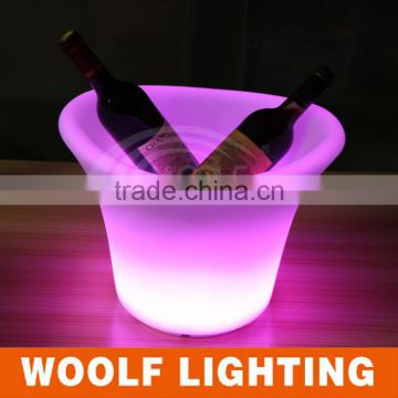 Small Club Pub Used LED Ice Wine Bucket Beer Bucket LED Barware