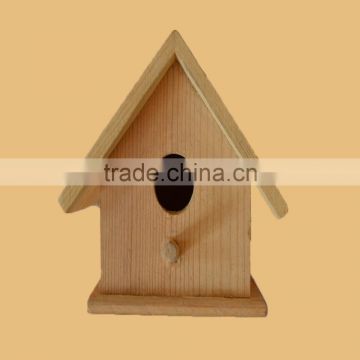 desktop decorative small wooden bird houses nest