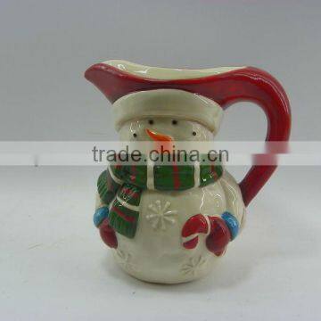 Newest Hot Sale Snowman Ceramic Jug